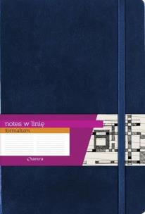 Opakowanie Notes A4 Linia Formalizm Granat ANTRA