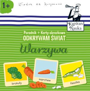 Okładka książki Odkrywam świat Warzywa. Poradnik + karty obrazkowe
