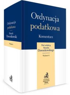 Okładka książki Ordynacja podatkowa Komentarz
