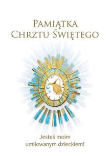 Okładka książki Pamiątka Chrztu Świętego