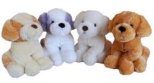 Opakowanie Pies Dżeki z dźwiękiem 23 cm, 4 kolory