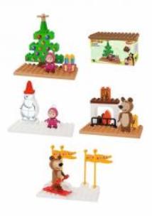 Okładka książki PlayBIG Bloxx Masza i Niedźwiedź Zestaw różne rodz