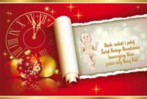 Opakowanie Pocztówka Boże Narodzenie Bombki pakiet (20szt)