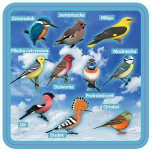 Opakowanie Podkładki pod kubek z ptakami, zestaw 2szt