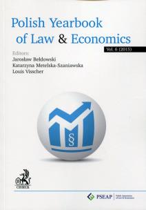 Opakowanie Polish Yearbook of Law & Economics vol. 6(2015)