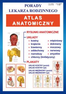 Okładka książki Porady lek. rodzinnego. Atlas anatomiczny Nr 109