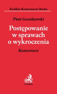 Okładka książki Postępowanie w sprawach o wykroczenia. Komentarz