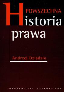 Okładka książki Powszechna historia prawa