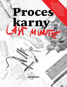 Okładka książki Proces karny Last minute
