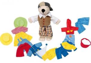 Opakowanie Przebieranka Pluszowy Miś Tinba z ubrankami