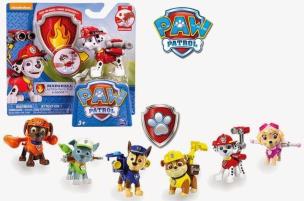 Opakowanie Psi Patrol. Figurka akcji z odznaką mix