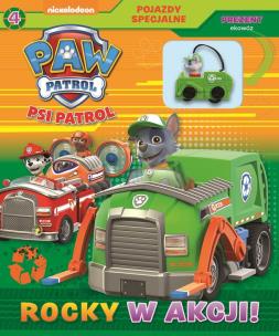 Okładka książki Psi patrol Pojazdy specjalne 4 Rocky w akcji