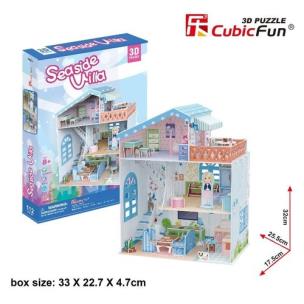 Opakowanie Puzzle 3D Seaside Villa Domek dla lalek