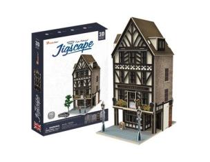 Okładka książki Puzzle 3D Tudor restaurant