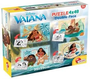 Opakowanie Puzzle Double Face Vaiana 4x48