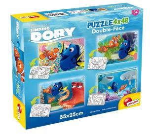 Opakowanie Puzzle dwustronne 4x48 Gdzie jest Dory