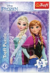Opakowanie Puzzle mini 54 W krainie lodu Anna i Elza