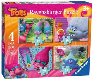 Opakowanie Puzzle Trolle 4 w 1