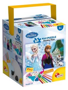 Opakowanie Puzzle w tubie Maxi 48 el. Frozen the castle