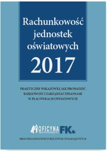 Okładka książki Rachunkowość jednostek oświatowych 2017