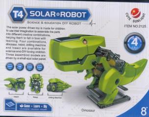 Robot Solarny 4 w 1 Dinozaur. Wydawca: Soliton. Multiszop.pl Opakowanie Robot Solarny 4 w 1 Dinozaur