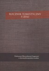 Opakowanie Rocznik Tomistyczny 5 (2016)