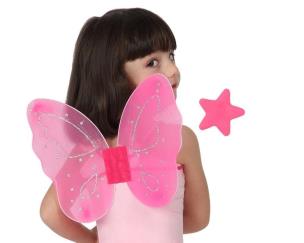 Opakowanie Różowe skrzydełka z różdżką