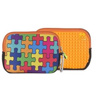 Saszetka w kolorowe puzzle. Wydawca: Pipistrello. Multiszop.pl Opakowanie Saszetka w kolorowe puzzle