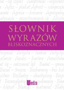 Okładka książki Słownik wyrazów bliskoznacznych
