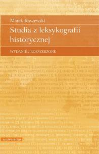 Okładka książki Studia z leksykografii historycznej
