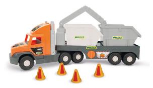 Okładka książki Super Tech Truck laweta z kontenerami budowlanymi