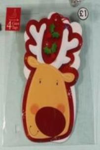 Opakowanie Tagi do prezentów 4 szt.