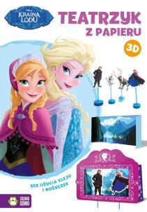 Okładka książki Teatrzyk z papieru 3D Kraina Lodu