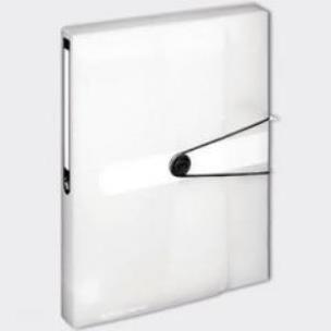 Opakowanie Teczka A4 PP z gumką Easy Orga Biała transparentna