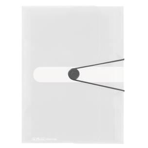 Opakowanie Teczka rysunkowa A4 z gumką Biała transparentna