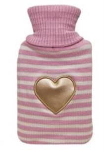 Opakowanie Termofor Serce w paski WITH LOVE