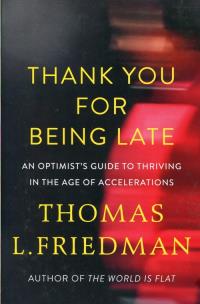 Okładka książki Thank you for being late