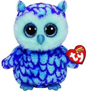 Opakowanie Ty Beanie Boos Oskar - Niebieska Sowa 28 cm