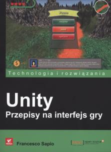 Okładka książki Unity Przepisy na interfejs gry