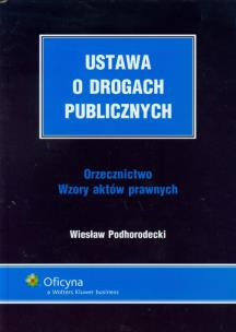 Okładka książki Ustawa o drogach publicznych