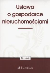 Okładka książki Ustawa o gospodarce nieruchomościami
