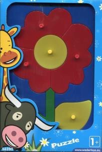 Opakowanie Wader Puzzle edukacyjne kwiatek