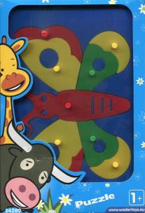 Opakowanie Wader Puzzle edukacyjne motyl