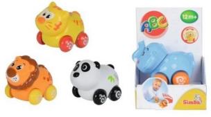 Okładka książki Wesołe zwierzątka, rożne rodzaje