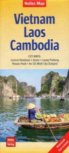 Opakowanie Wietnam Laos Kambodża Mapa 1:1,500 000