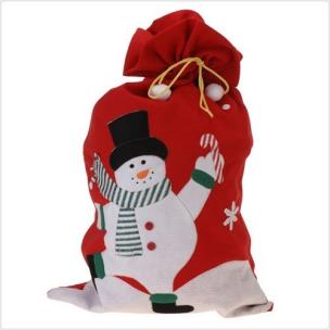 Opakowanie Worek na prezenty 60 x 97 cm 'Bałwanek'