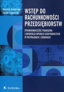 Okładka książki Wstęp do rachunkowości przedsiębiorstw