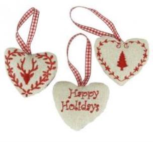 Opakowanie Zestaw ozdób serca CHRISTMAS JOY