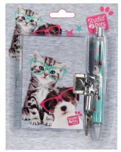 Opakowanie Zestaw pamiętnik z długopisem Studio Pets PEK-3643