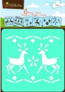 Opakowanie Zestaw szablonów Boże Narodzenie